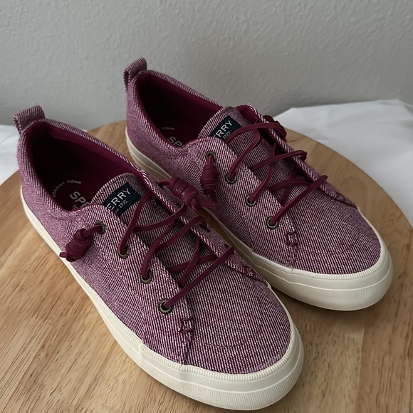 Sperry Crest Vibes Washed Twill Slip-On Sneakers - Picture 2 of 7